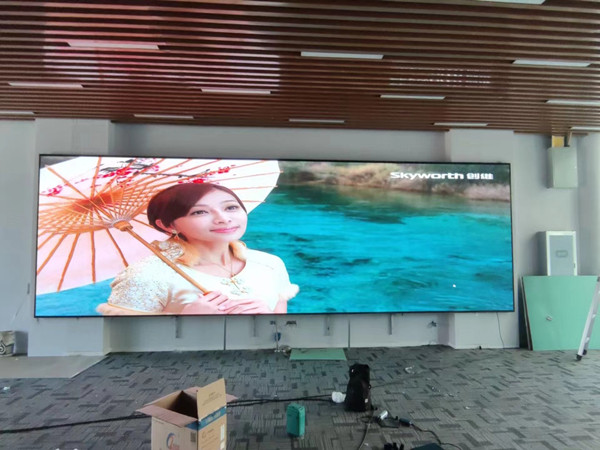 北安P1.53led小间距屏安装案例